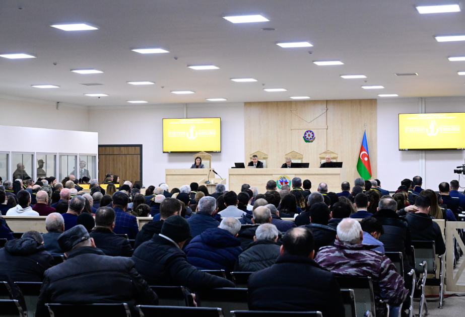 Continúa el juicio de los acusados por crímenes contra el pueblo azerbaiyano