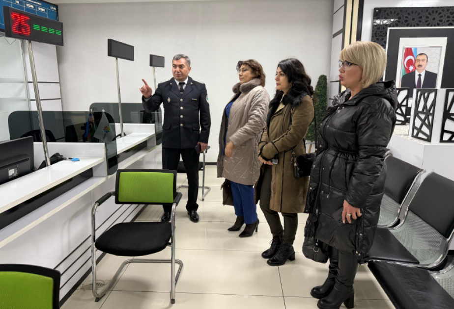 Dövlət Miqrasiya Xidməti yanında İctimai Şura üzvləri Gəncə və Yevlax regional miqrasiya idarələrində olublar