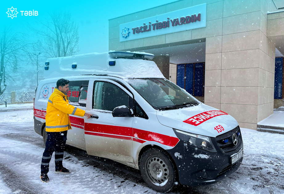 Təcili tibbi yardım avtomobilləri hava şəraitinə uyğunlaşdırılıb