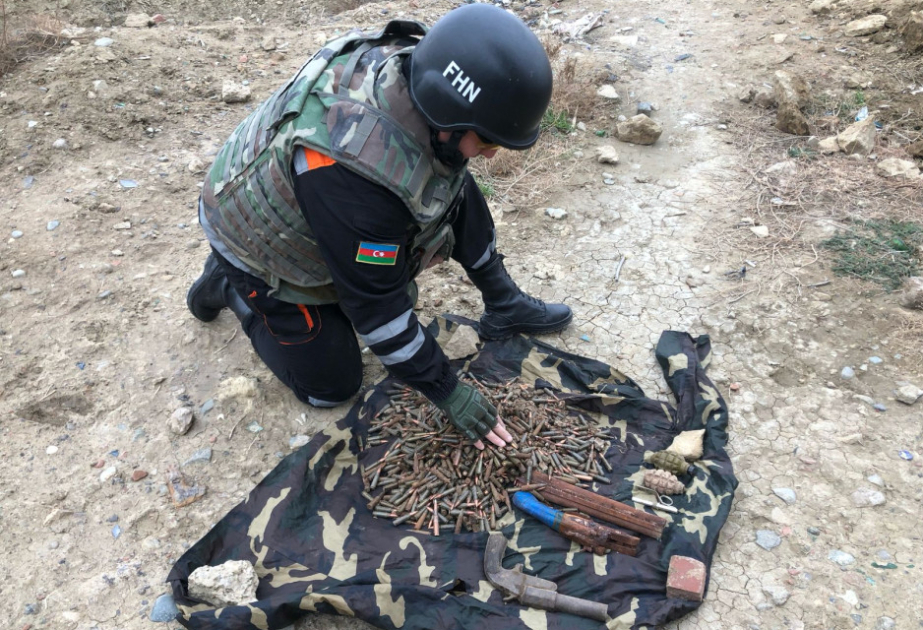 МЧС: На территории Гарадагского района Баку обнаружены оружие и боеприпасы