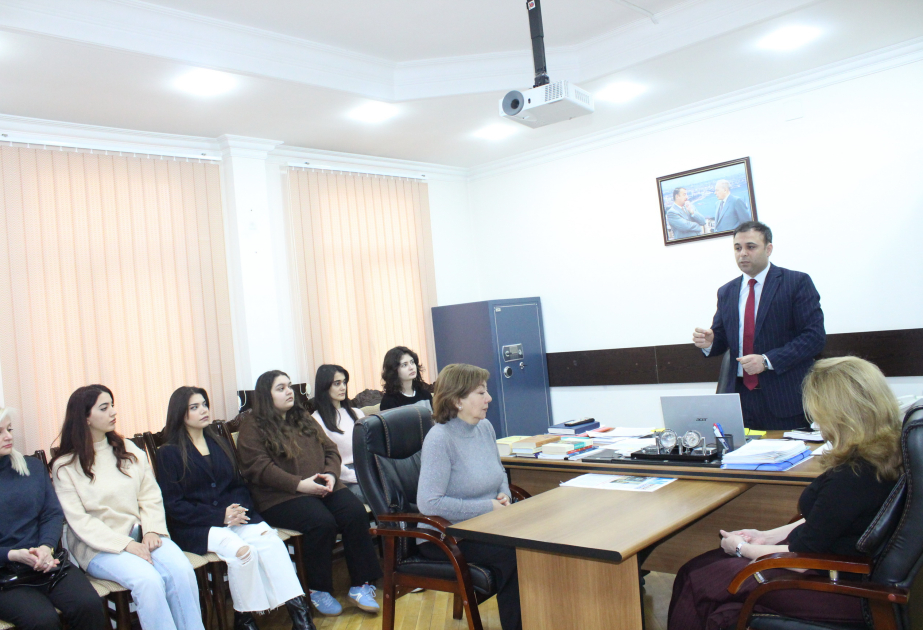 Bakı Slavyan Universitetinin tələbələri Folklor İnstitutunda elmi-tədqiqat təcrübəsinə başlayıblar
