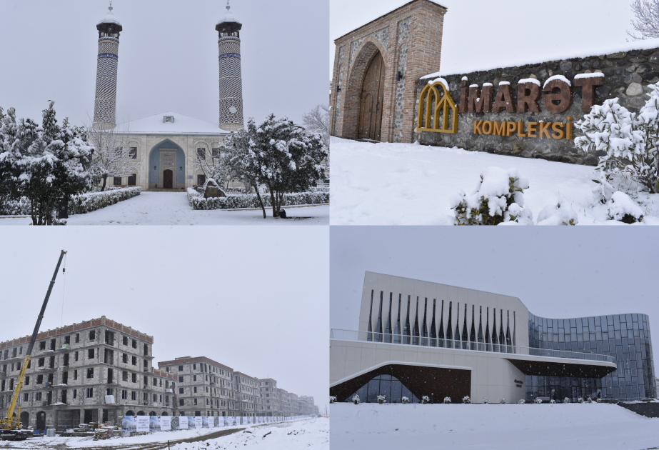 Yenidən qurulan Ağdamın ağ örpəyi FOTOLAR