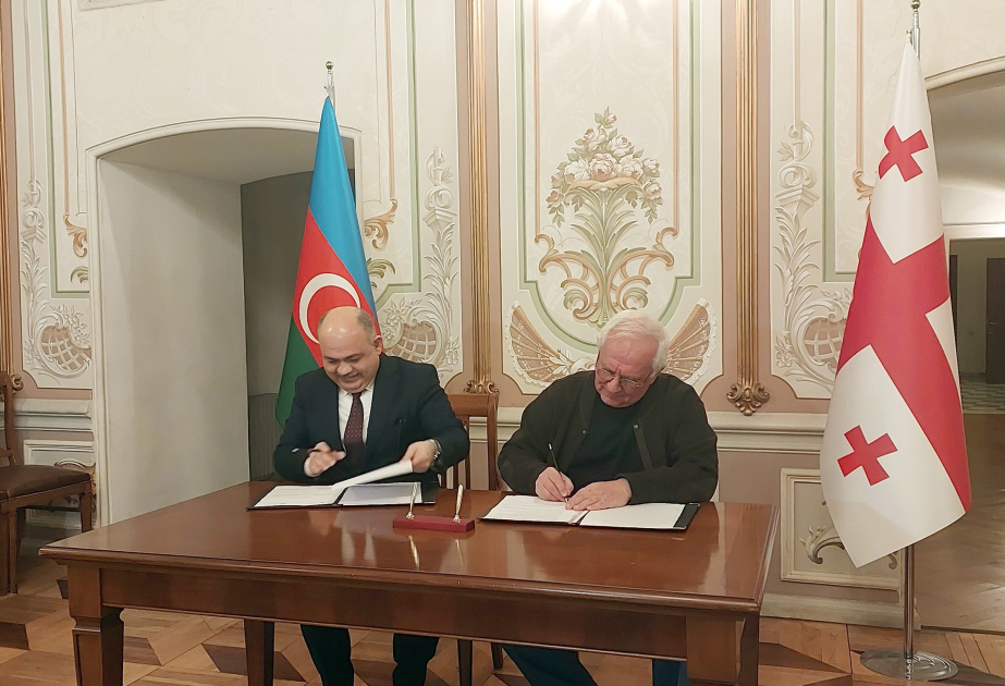 Firmado un memorando de cooperación entre los teatros nacionales de Azerbaiyán y Georgia