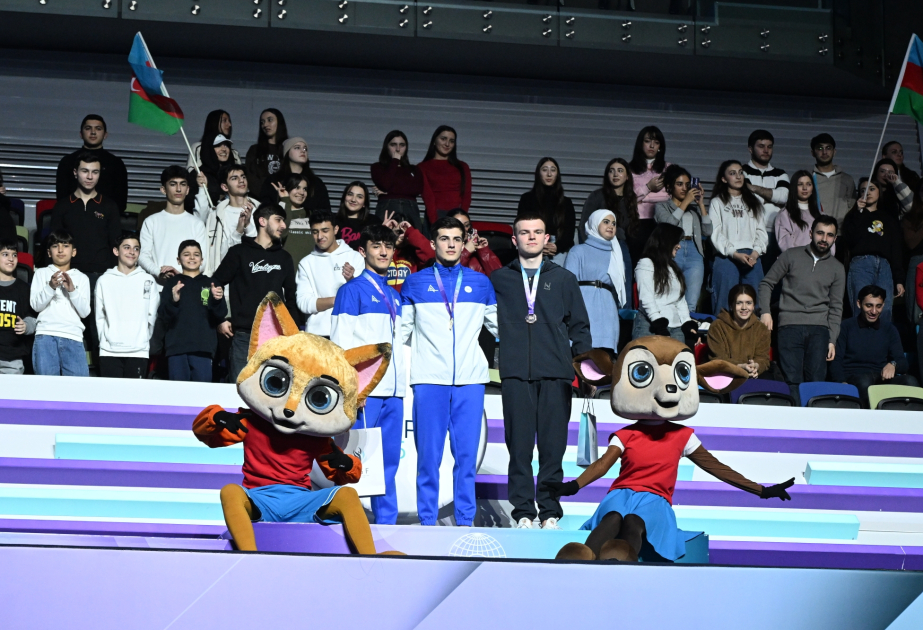 Azerbaijani gymnasts win gold and silver medals at World Cup