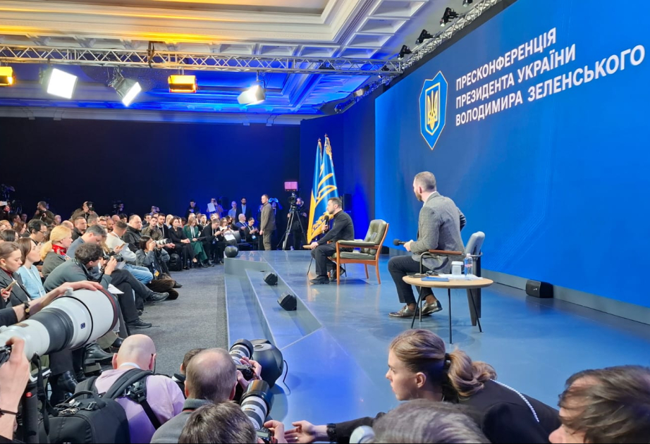 Volodimir Zelenski: Ukrayna münaqişənin həllində tərəfdaşlarından, o cümlədən ABŞ-dan güclü təhlükəsizlik zəmanəti istəyir