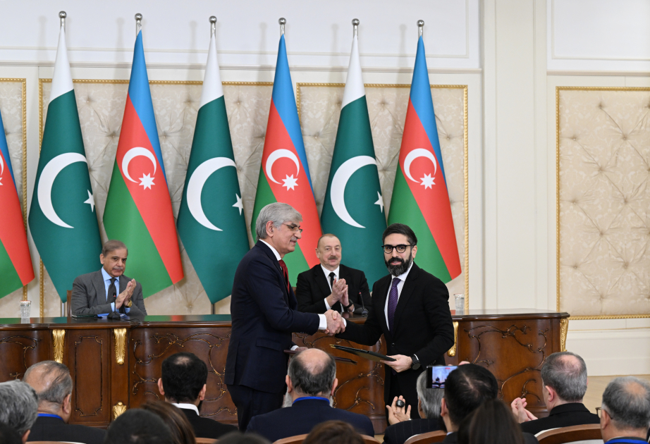 Cérémonie d’échange des documents signés entre l'Azerbaïdjan et le Pakistan MIS A JOUR VIDEO