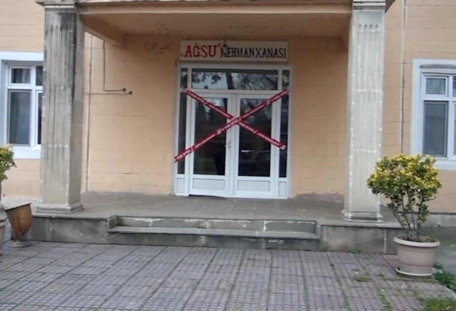 FHN yanğın təhlükəsinə görə “Ağsu” mehmanxanasının fəaliyyətini dayandırıb