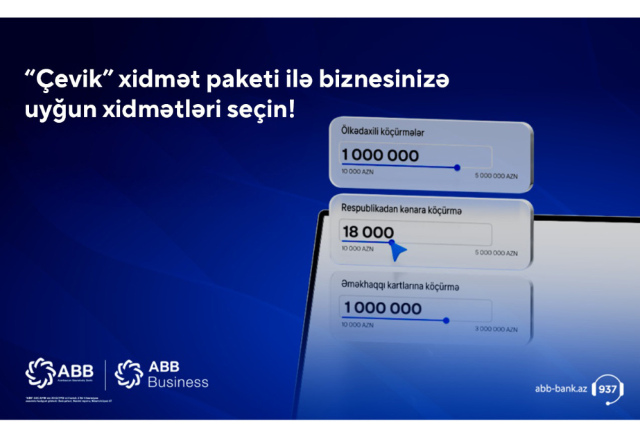 ®  ABB-dən biznes sahibləri üçün “Çevik” fürsət