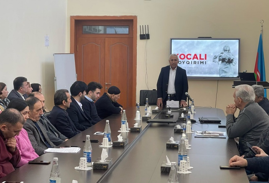 İqtisadiyyat İnstitutunda Xocalı soyqırımı qurbanlarının xatirəsinə həsr olunan tədbir keçirilib