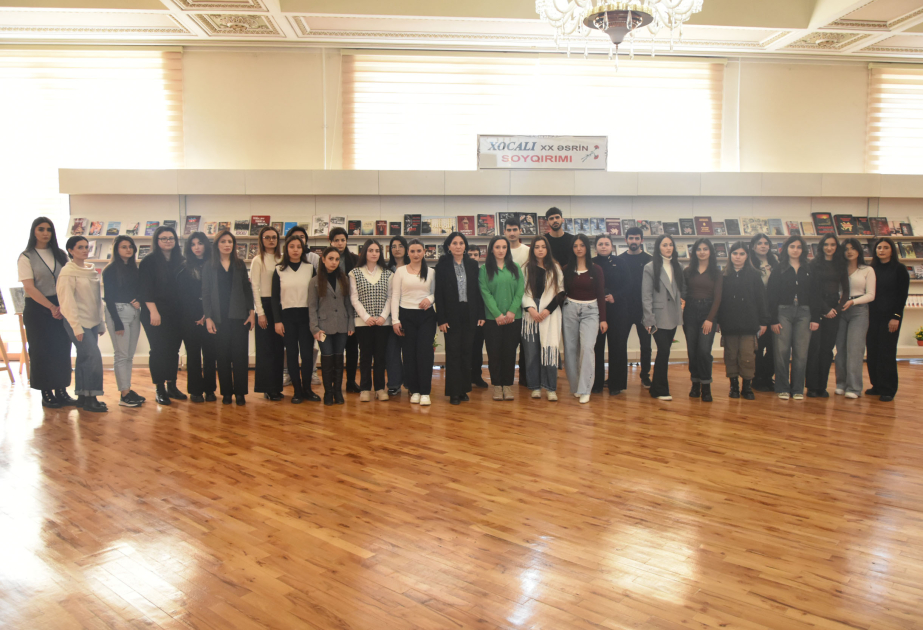 Milli Kitabxanada “Xocalı - XX əsrin soyqırımı” adlı ənənəvi kitab sərgisi təşkil edilib