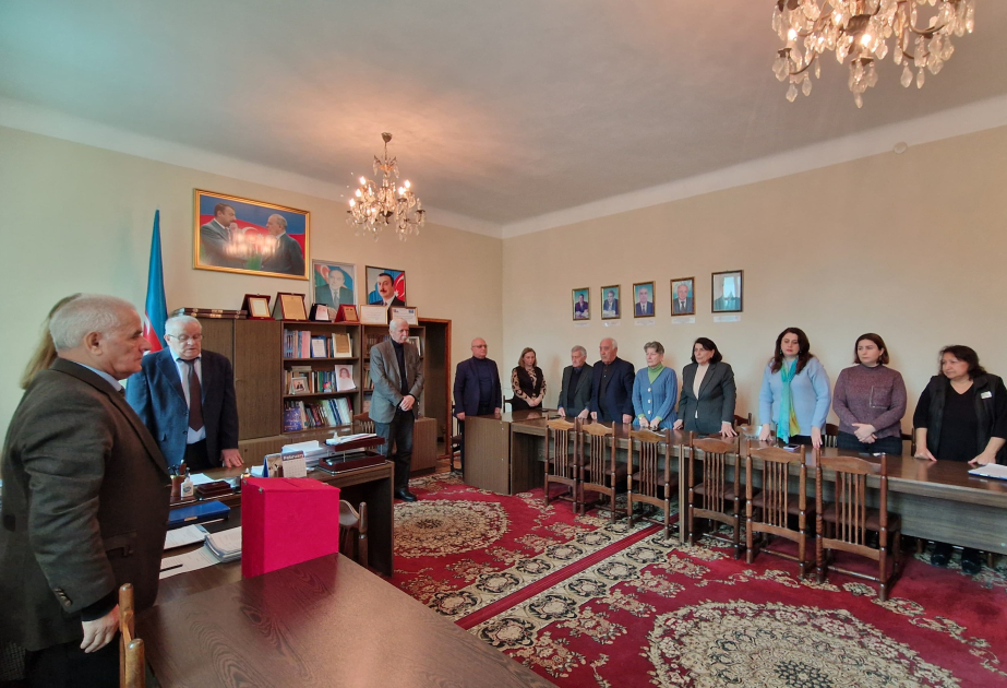 Polimer Materialları İnstitutunda Xocalı soyqırımı qurbanları anılıb