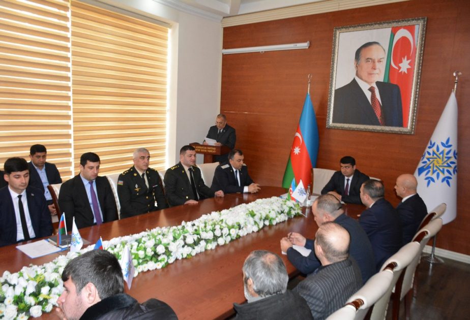 Tərtərdə məskunlaşan Xocalı sakinləri ilə görüş keçirilib