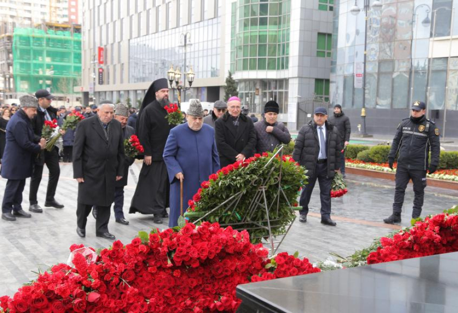 Azərbaycandakı dini konfessiyaların rəhbərləri Xocalı soyqırımı qurbanlarının xatirəsini anıblar