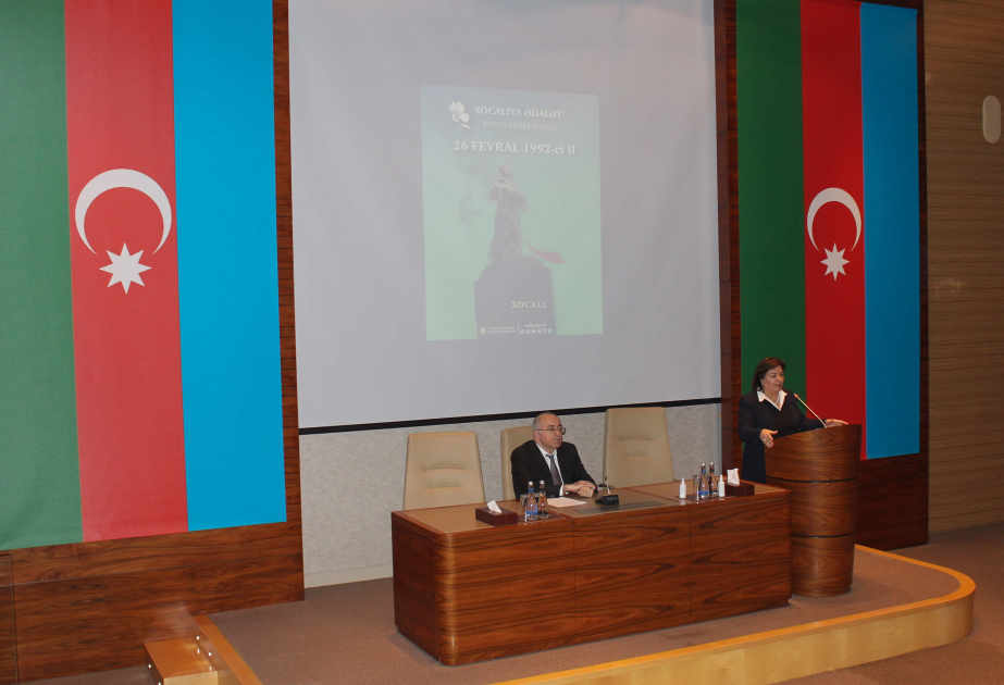 Xocalı faciəsinin 33-cü ildönümü ilə əlaqədar Maliyyə Nazirliyində anım tədbiri keçirilib
