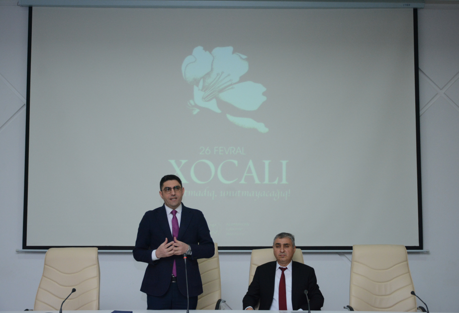 İlahiyyat İnstitutunda Xocalı soyqırımı qurbanları yad edilib