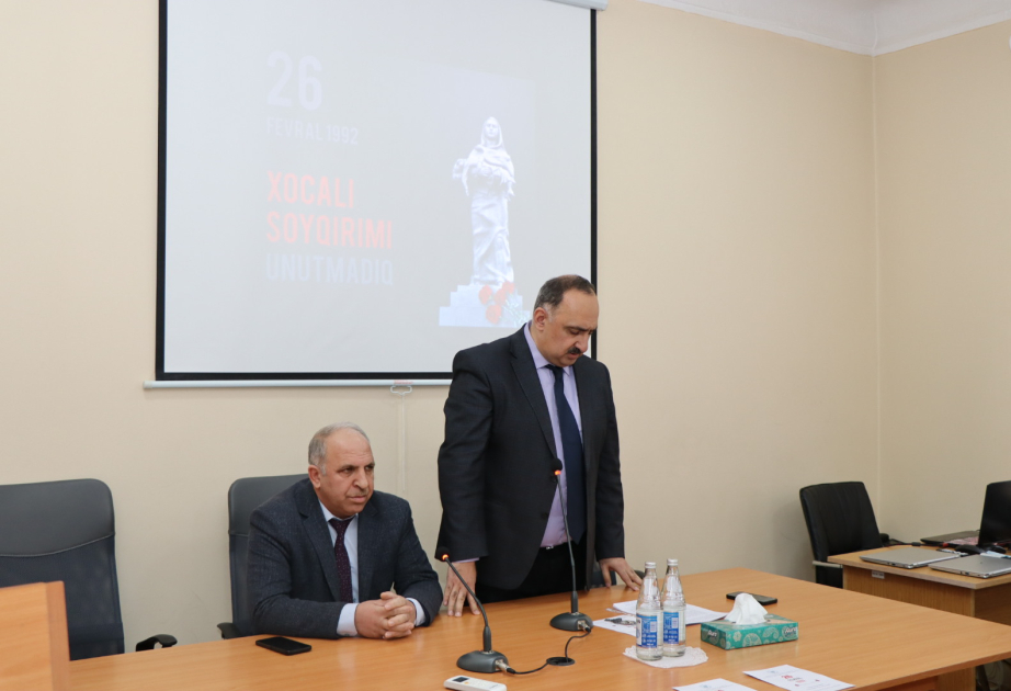 Xocalı şahidlərinin yaddaşında - Tarix İnstitutunda anım mərasimi