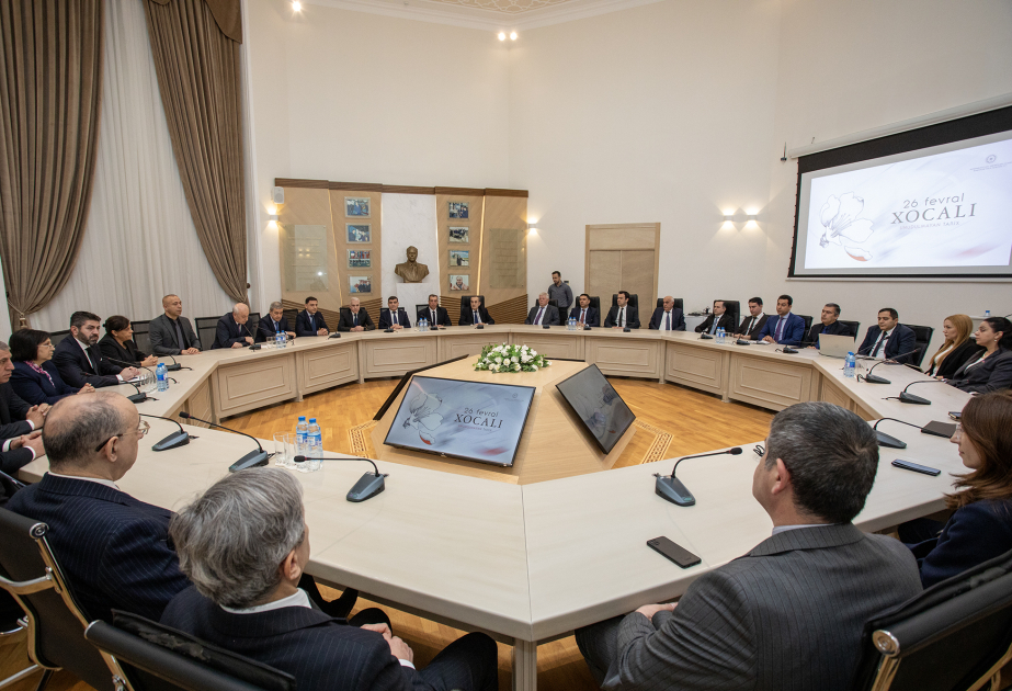 Energetika Nazirliyində Xocalı faciəsinin 33-cü ildönümü anılıb