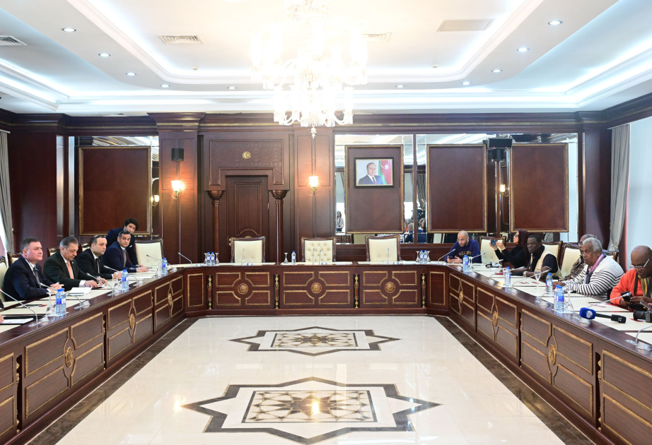 Group of media representatives from French colonies visit Azerbaijan’s Milli Majlis