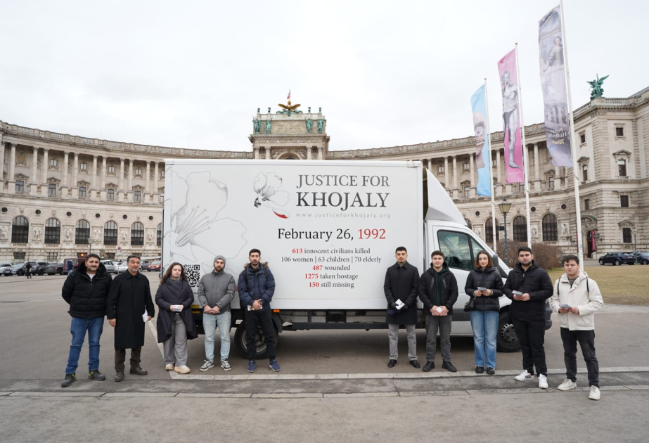 В Вене прошла информационная акция, посвященная Ходжалинскому геноциду