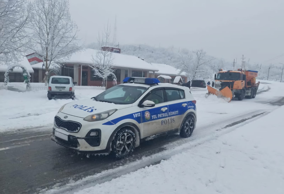 Yol polisi hazırda magistral yollarda müşahidə edilən vəziyyəti açıqlayıb