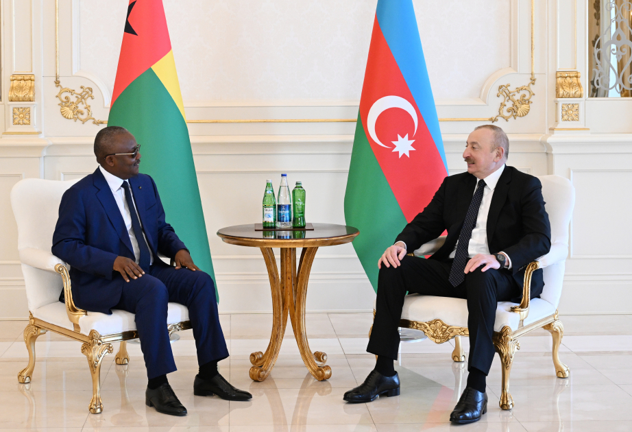 Entretien en tête-à-tête entre les présidents Ilham Aliyev et Umaro Sissoco Embalo VIDEO