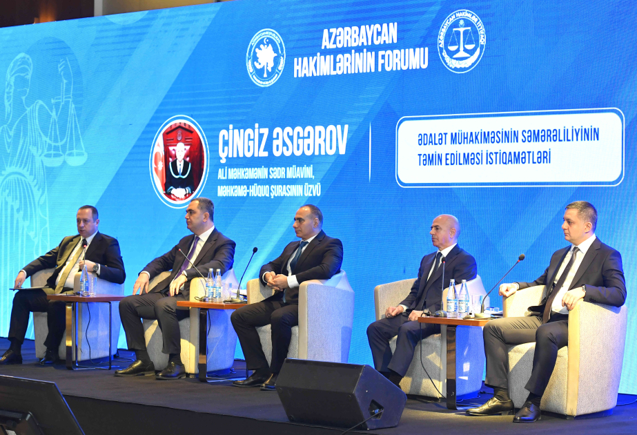 Azərbaycan Hakimlərinin I Forumu keçirilib - YENİLƏNİB