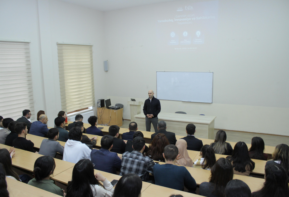 ADAU-da Yaradıcılıq, innovasiya və sahibkarlıq təşəbbüsü proqramının infosessiyası keçirilib