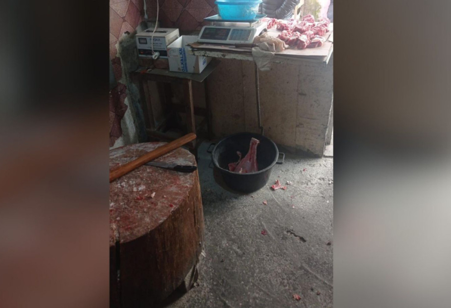 Zaqatalada ət satışı məntəqəsində nöqsanlar aşkarlanıb