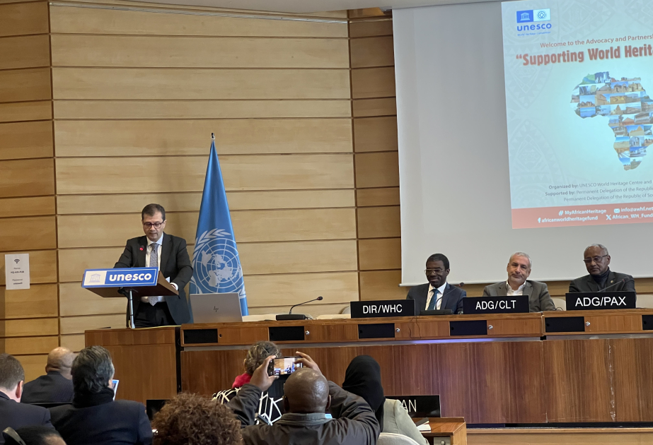 UNESCO-da “Afrikada dünya irsinin dəstəklənməsi” adlı tədbir keçirilib