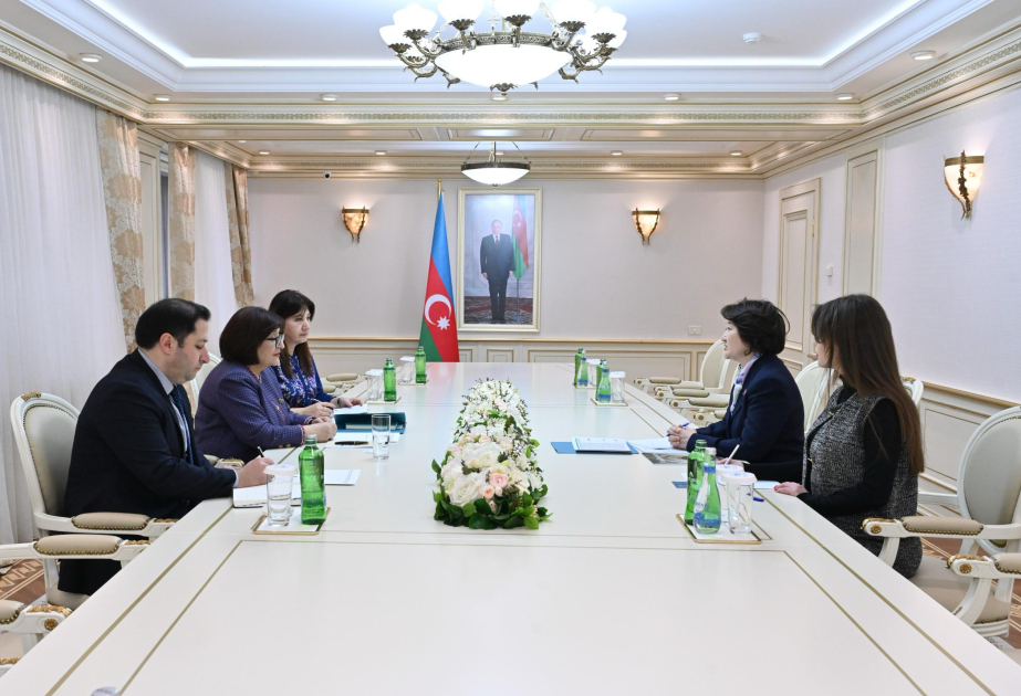 La présidente du Milli Medjlis azerbaïdjanais rencontre la présidente de la Fondation pour la culture et le patrimoine turcique