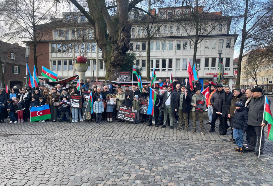 Memory of Khojaly genocide victims commemorated in Münster, Germany