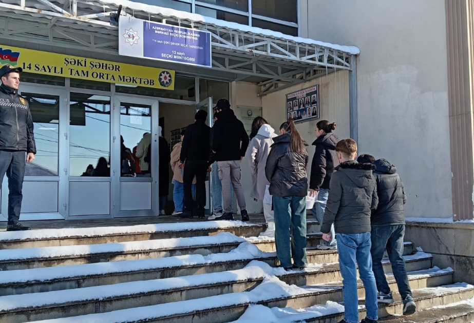 Şəki, Qəbələ və Oğuzda buraxılış imtahanları 17 mərkəzdə aparılıb
