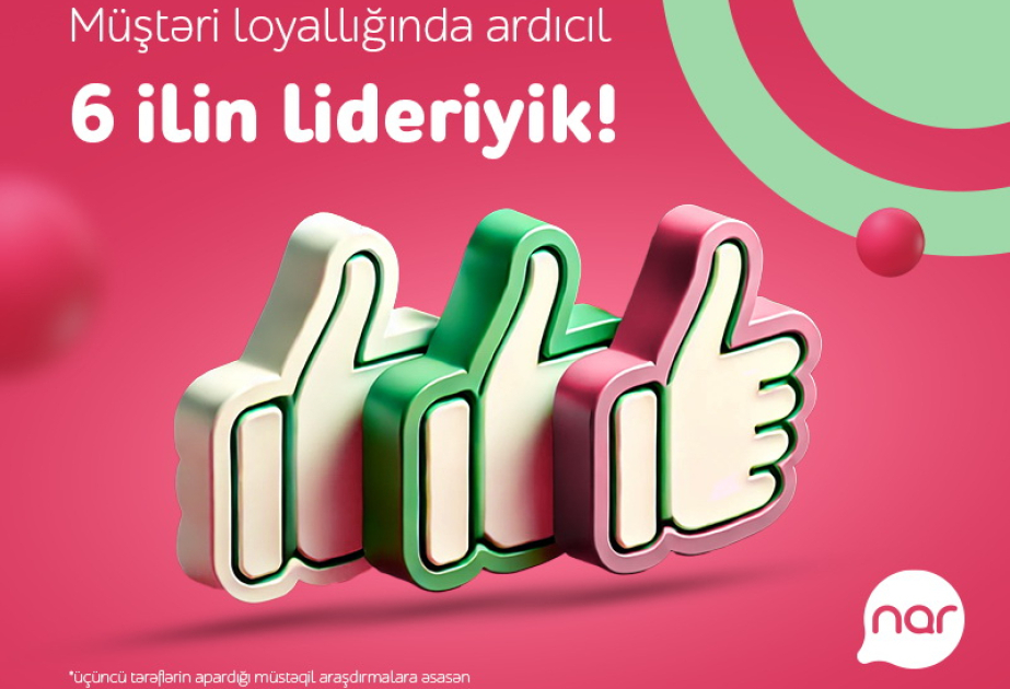 ®  “Nar” ardıcıl altıncı il Müştəri Loyallığı İndeksində lider olub