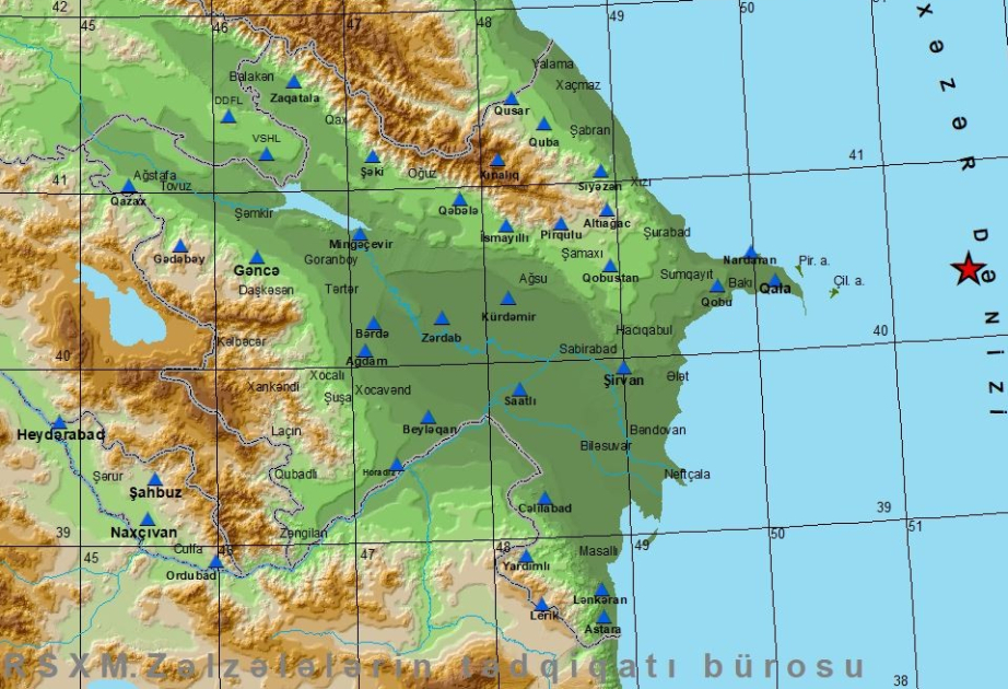 Magnitude 3.1 quake strikes Caspian Sea