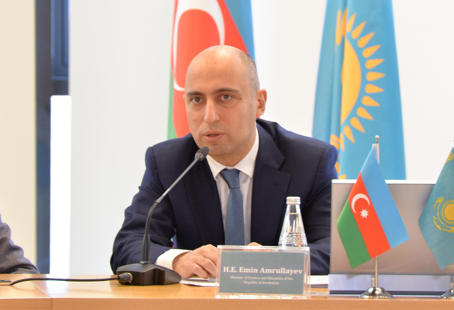 Emin Əmrullayev: Qazaxıstan universitetlərinə həsr olunmuş sərgi akademik əməkdaşlığımız üçün mühüm addımdır