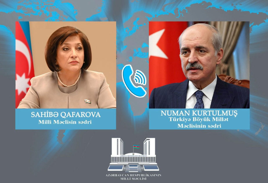El Presidente de la Asamblea Nacional turco felicita a la Presidenta del Milli Majlis azerbaiyano con motivo del comienzo del mes de Ramadán