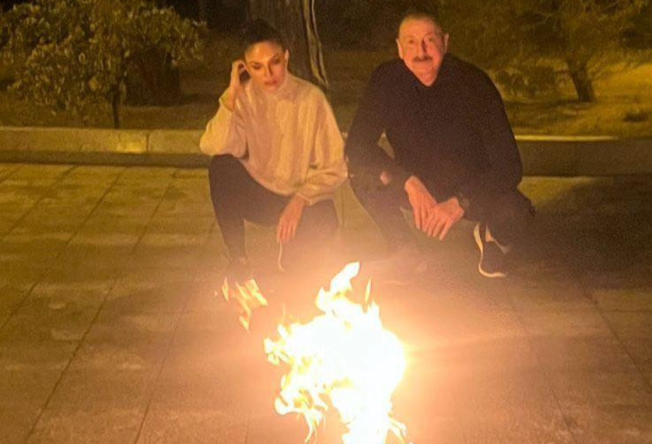 La première vice-présidente Mehriban Aliyeva partage une publication relative au Mardi du feu