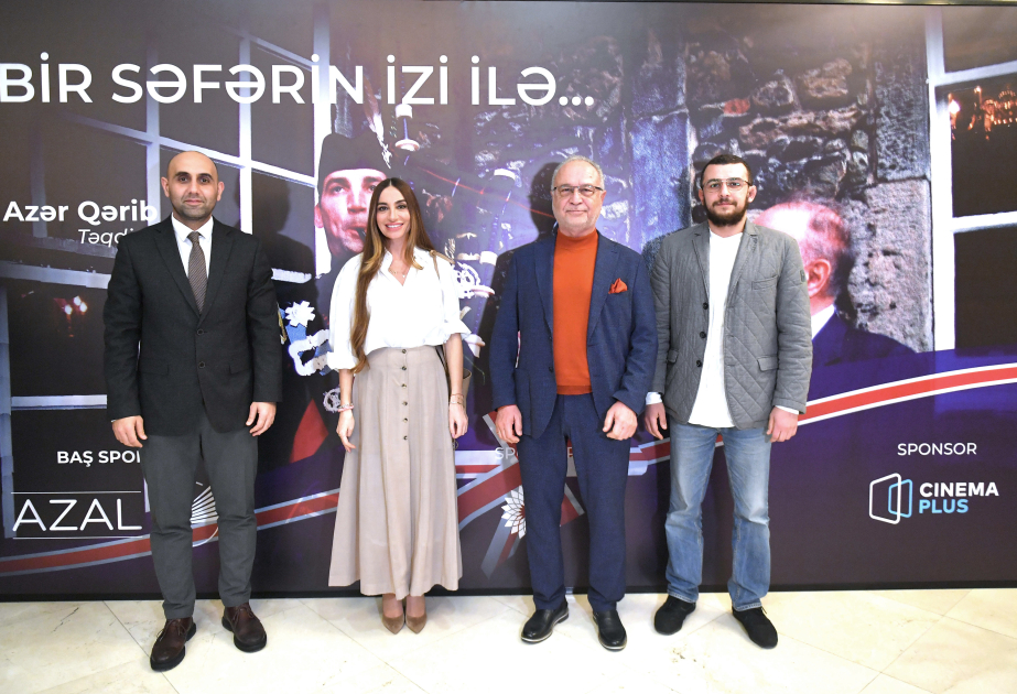 Nizami Kino Mərkəzində “Bir səfərin izi ilə - Böyük Britaniya” filminin təqdimatı olub