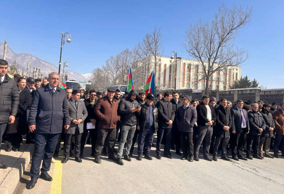 Bədən Tərbiyəsi və İdman Günü münasibətilə Qəbələdə təntənəli parad keçirilib