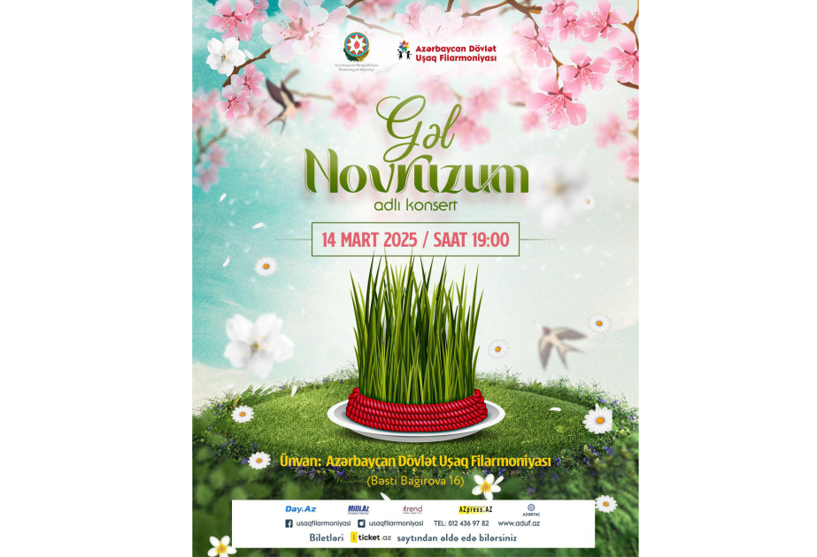 Dövlət Uşaq Filarmoniyasında konsert proqramı - “Gəl, Novruzum”