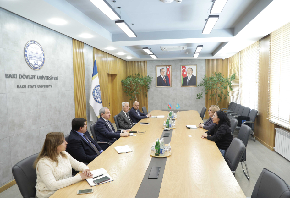 BDU ilə Qazaxıstanın Atırau Neft və Qaz Universiteti arasında əməkdaşlıq perspektivləri müzakirə olunub