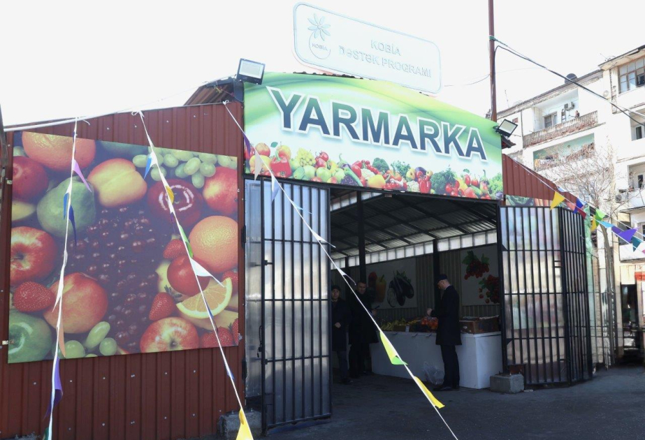 “KOB bazar” satış yarmarkası fəaliyyətə başlayıb