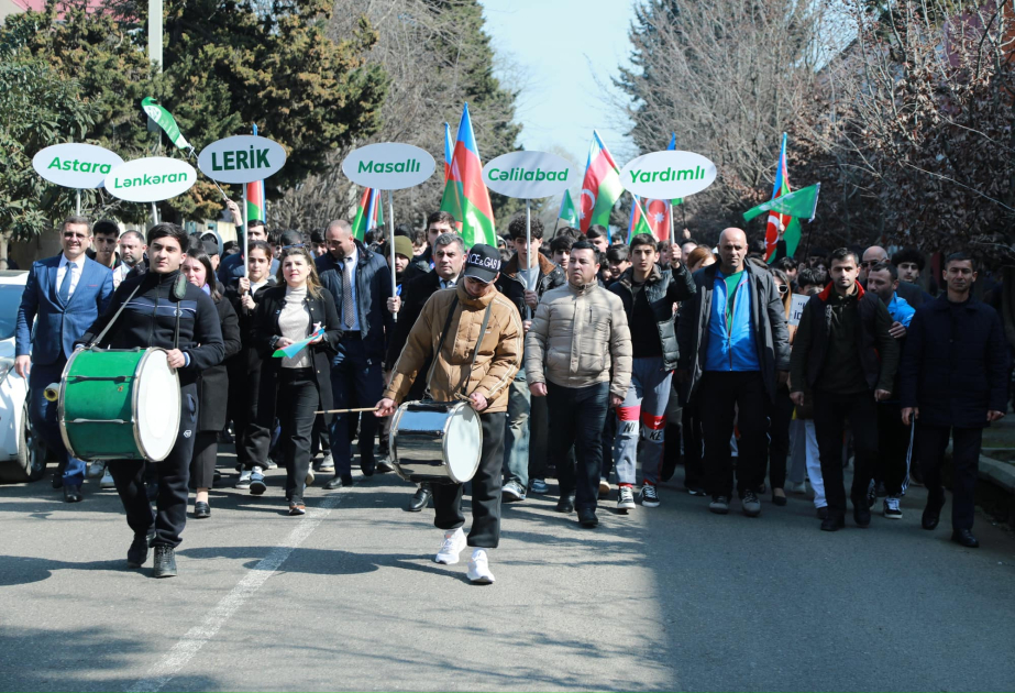 Lənkəranda idman paradı təşkil edilib