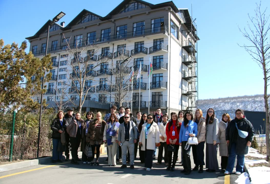 Beynəlxalq Multikulturalizm Məktəbinin iştirakçıları “Şahdağ” Turizm Mərkəzinə ekskursiya edib