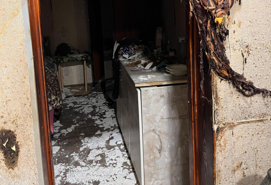 FHN: Sabunçu rayonunda yaşayış evində partlayış baş verib, 5 nəfər xəsarət alıb