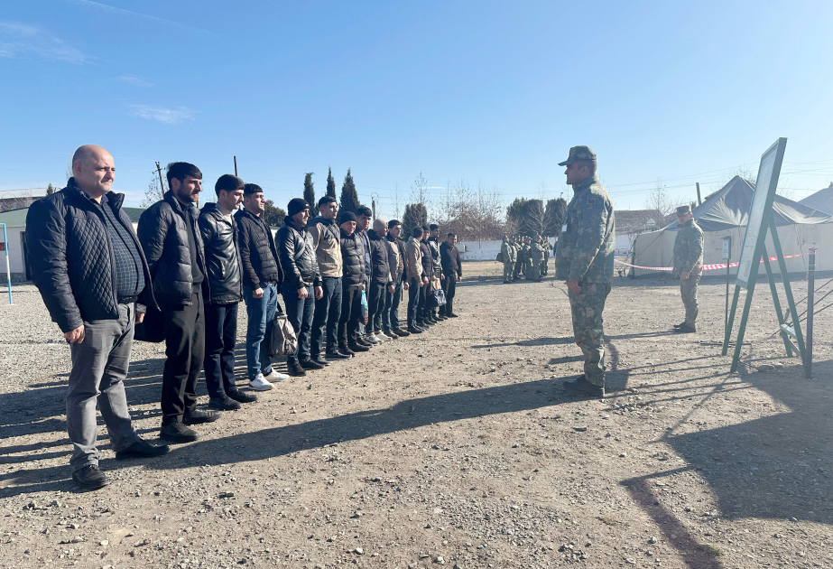 Hərbi vəzifəlilərin təlim toplanışı başlanıb