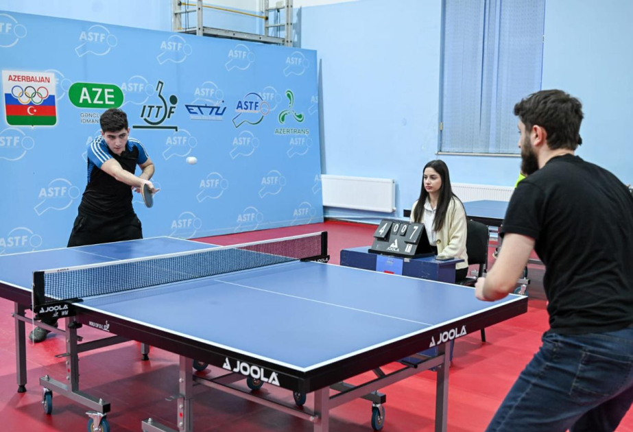 “İdman həftəsi” çərçivəsində stolüstü tennis yarışına start verilib