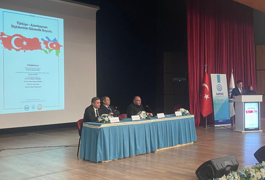 Qars Qafqaz Universitetində “Türkiyə və Azərbaycan münasibətlərində təhlükəsizlik aspektləri” mövzusu müzakirə edilib