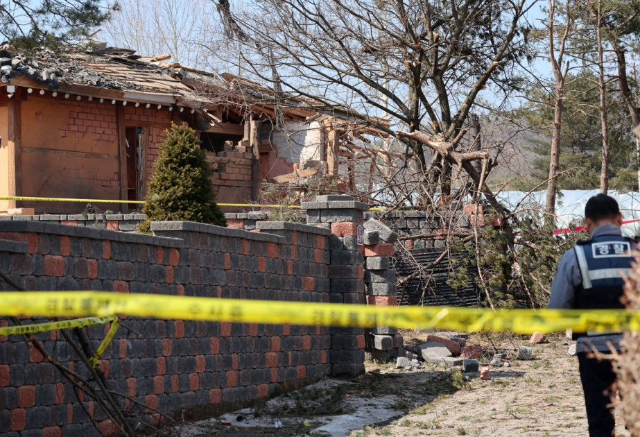Cənubi Koreyada təlim zamanı qırıcının bombaladığı ərazi xüsusi fəlakət zonası elan edilib