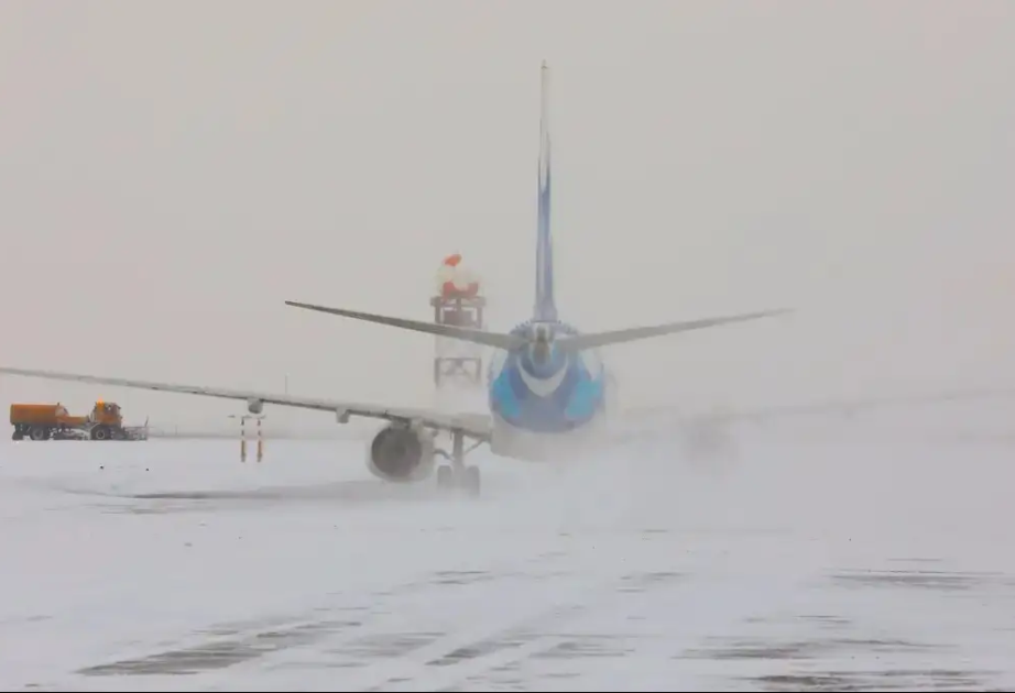 Astana hava limanında bir neçə reys təxirə salınıb
